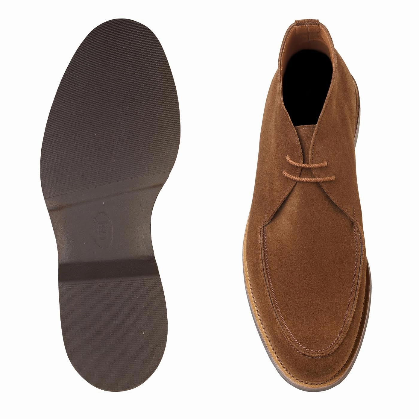 Lace-Up Style Padded Bibury Snuff Suede