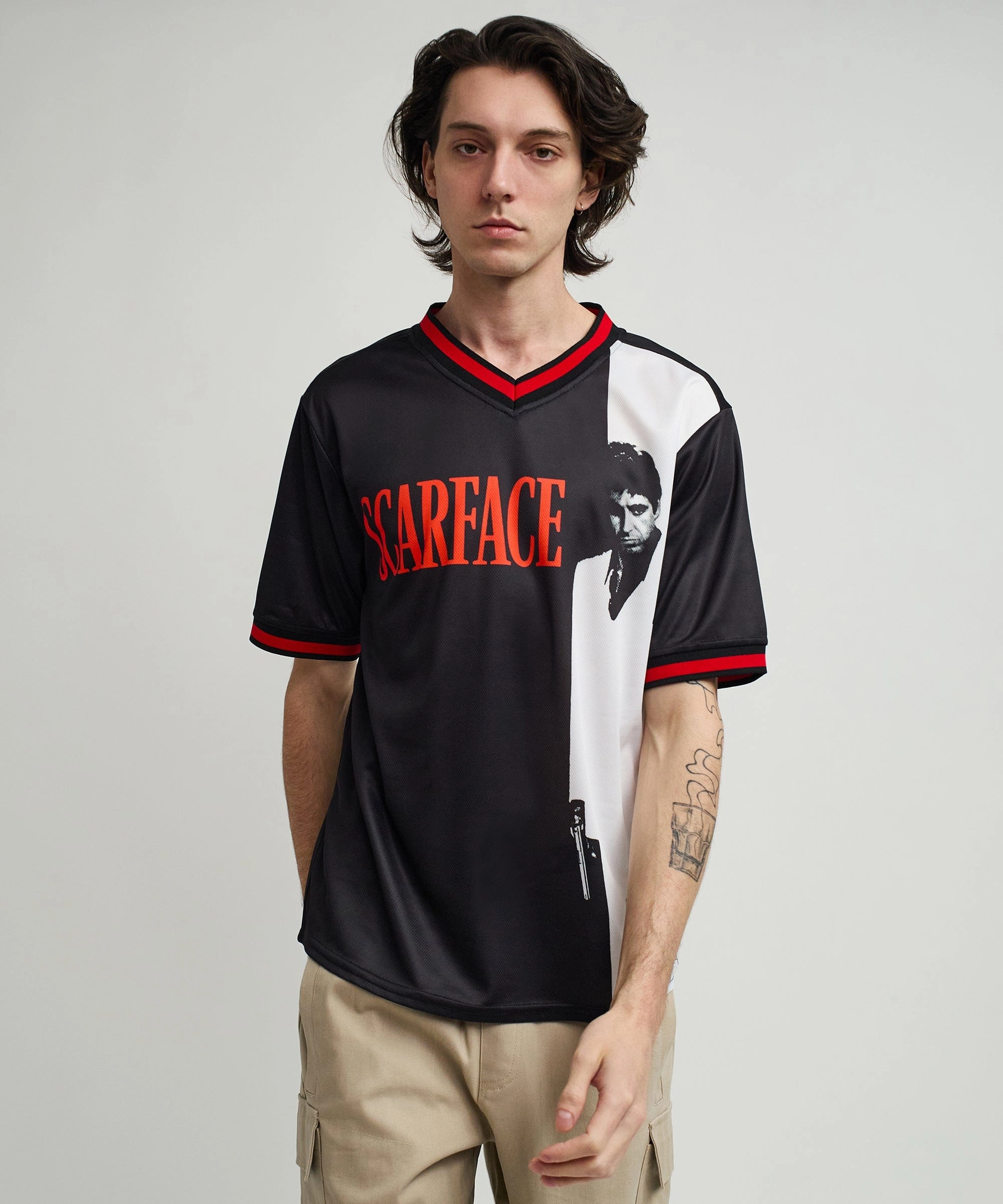 Cold Weather Scarface? Baseball Jersey - Black
