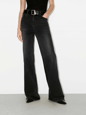 Black Wash Cotton Jeans High Rise Urban Energy