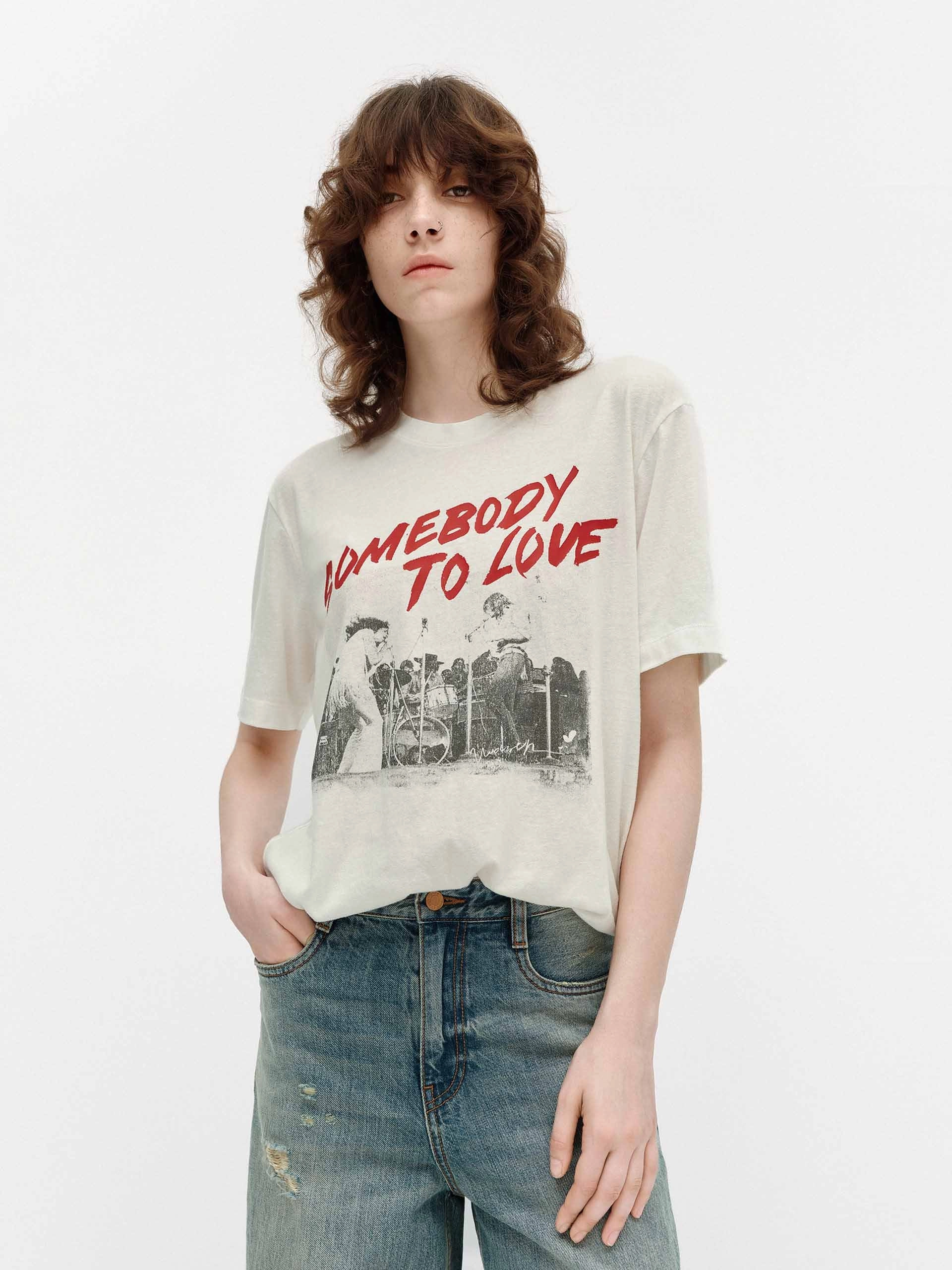 Timeless Look Street Style Trend Vintage Printed Loose T-shirts