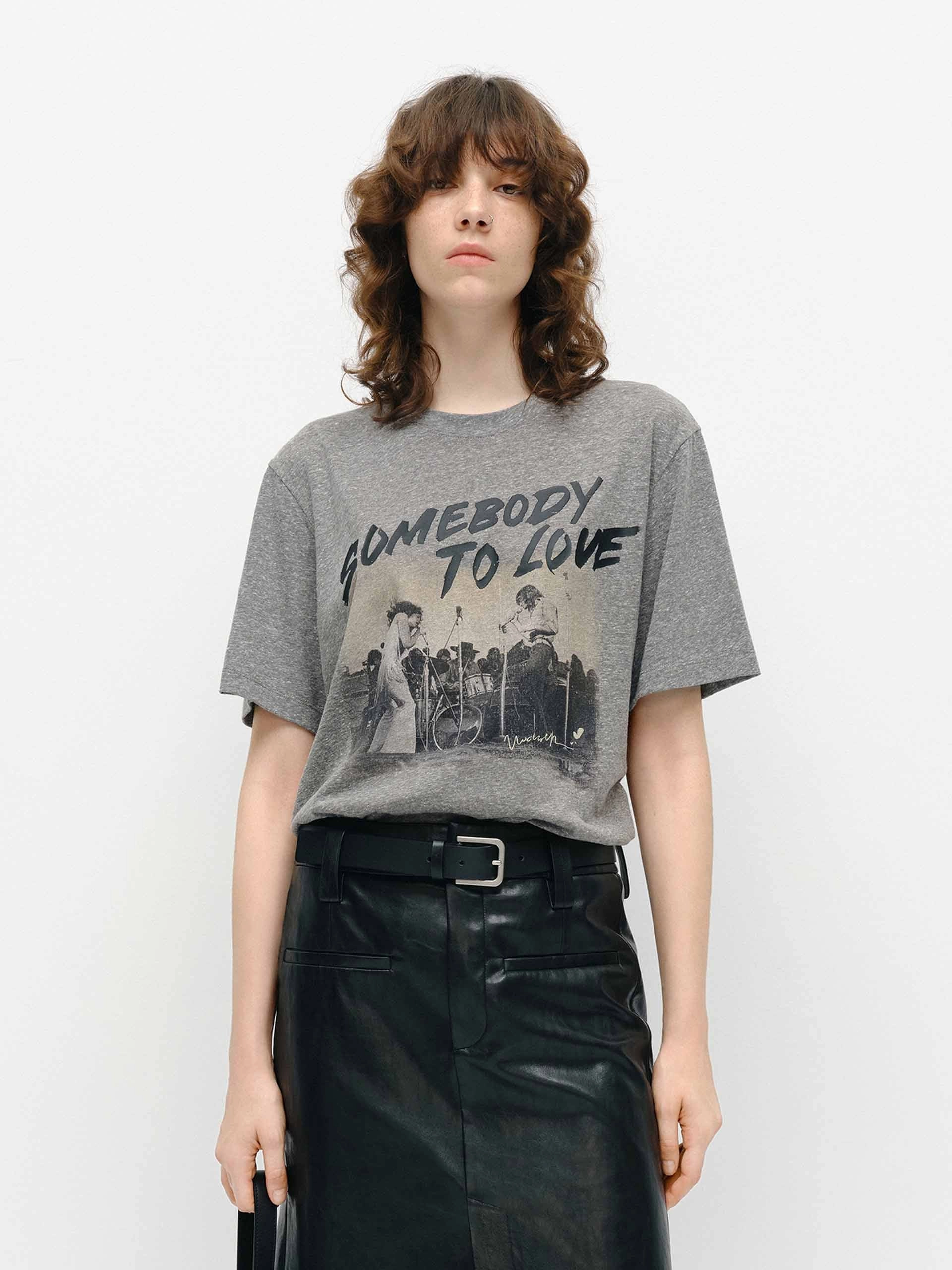 Vintage Printed Loose T-shirts FlexibleKnit