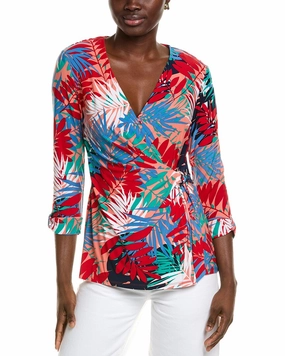 Jones New York Wrap Top Everyday Style