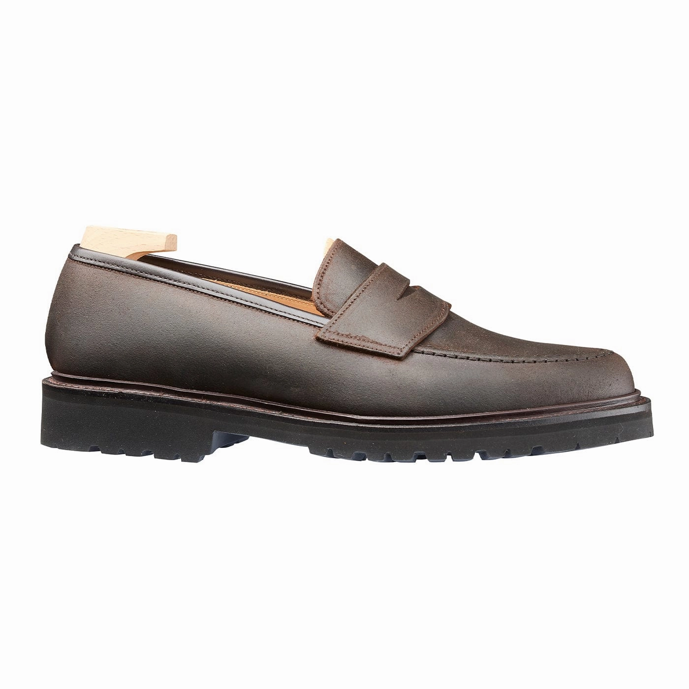 Boston 2 Dark Brown Rough-Out Suede Trendy Fit