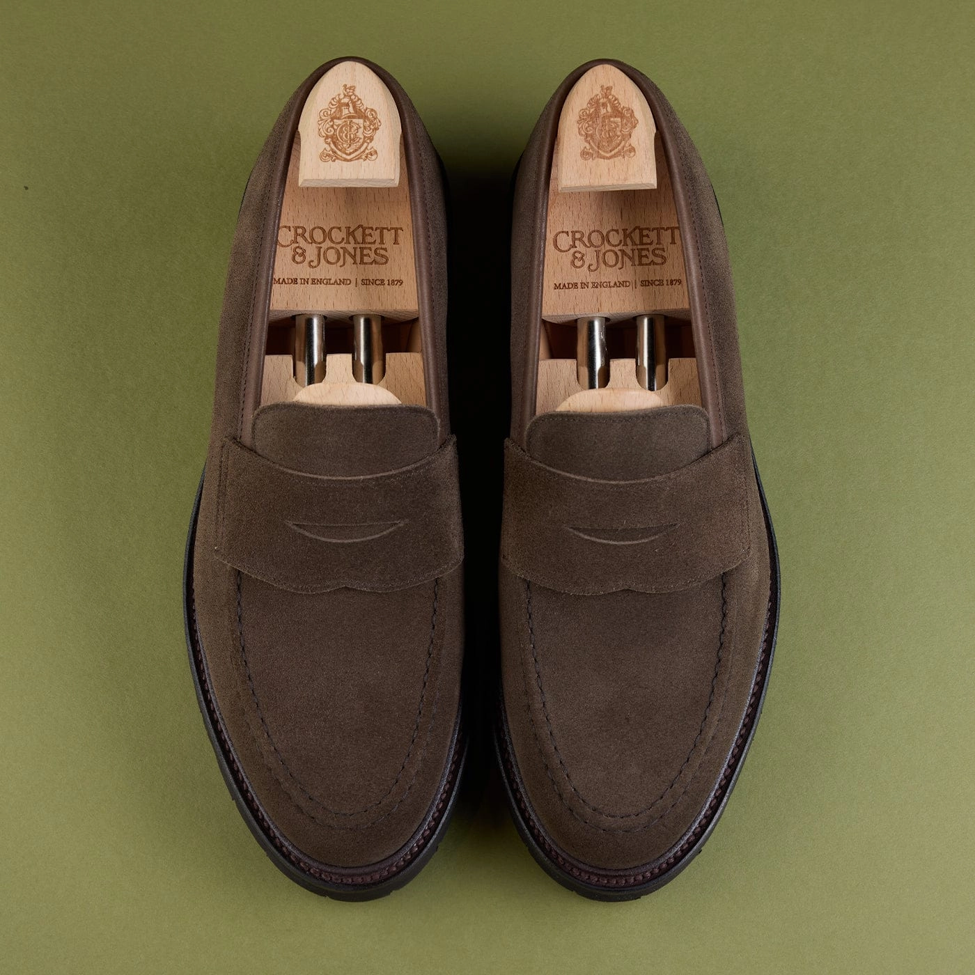 Boston 2 Slate Suede Braided Detail