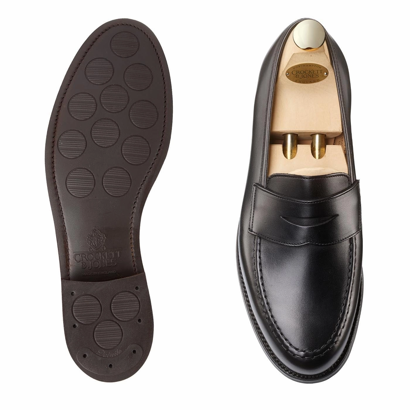 Relaxed Comfort Sharp Detail Boston Black Calf (G Fitting)