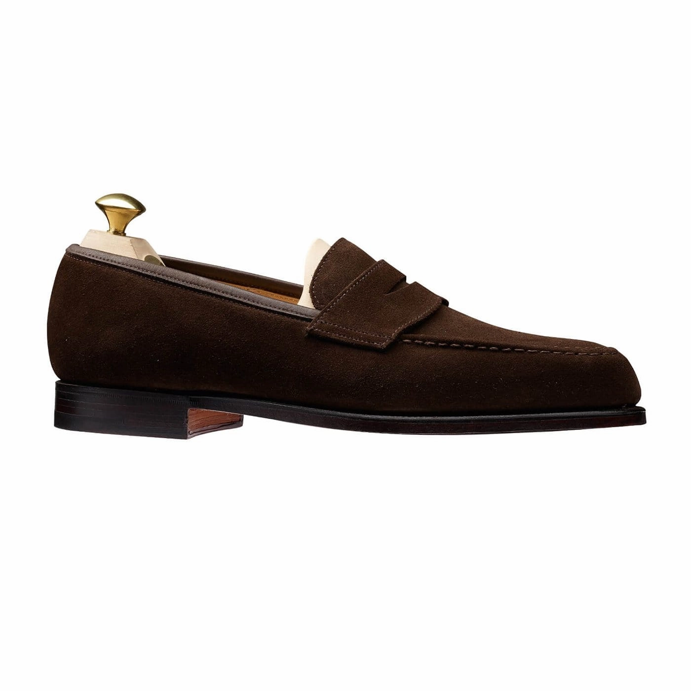 Tall Frame Food Spot Boston Dark Brown Suede