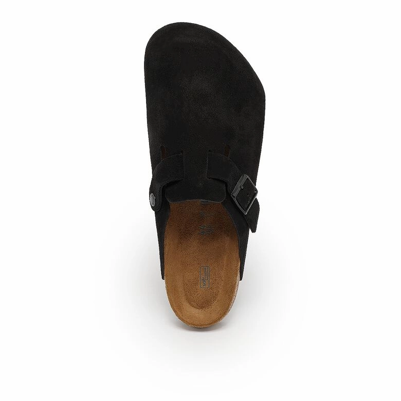 Boston Soft Footbed Leather Sandals Chic Sandals for Vacation Open Back