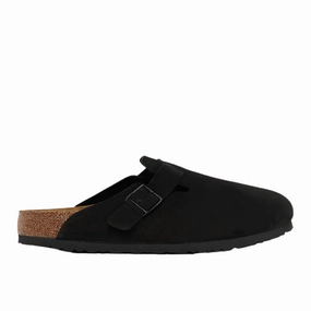 Modern Flat Heel Boston Soft Footbed Leather Sandals
