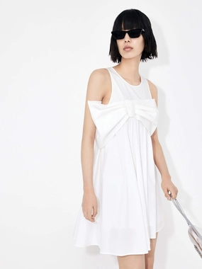 Bowknot Front Mini Dress Urban Cool