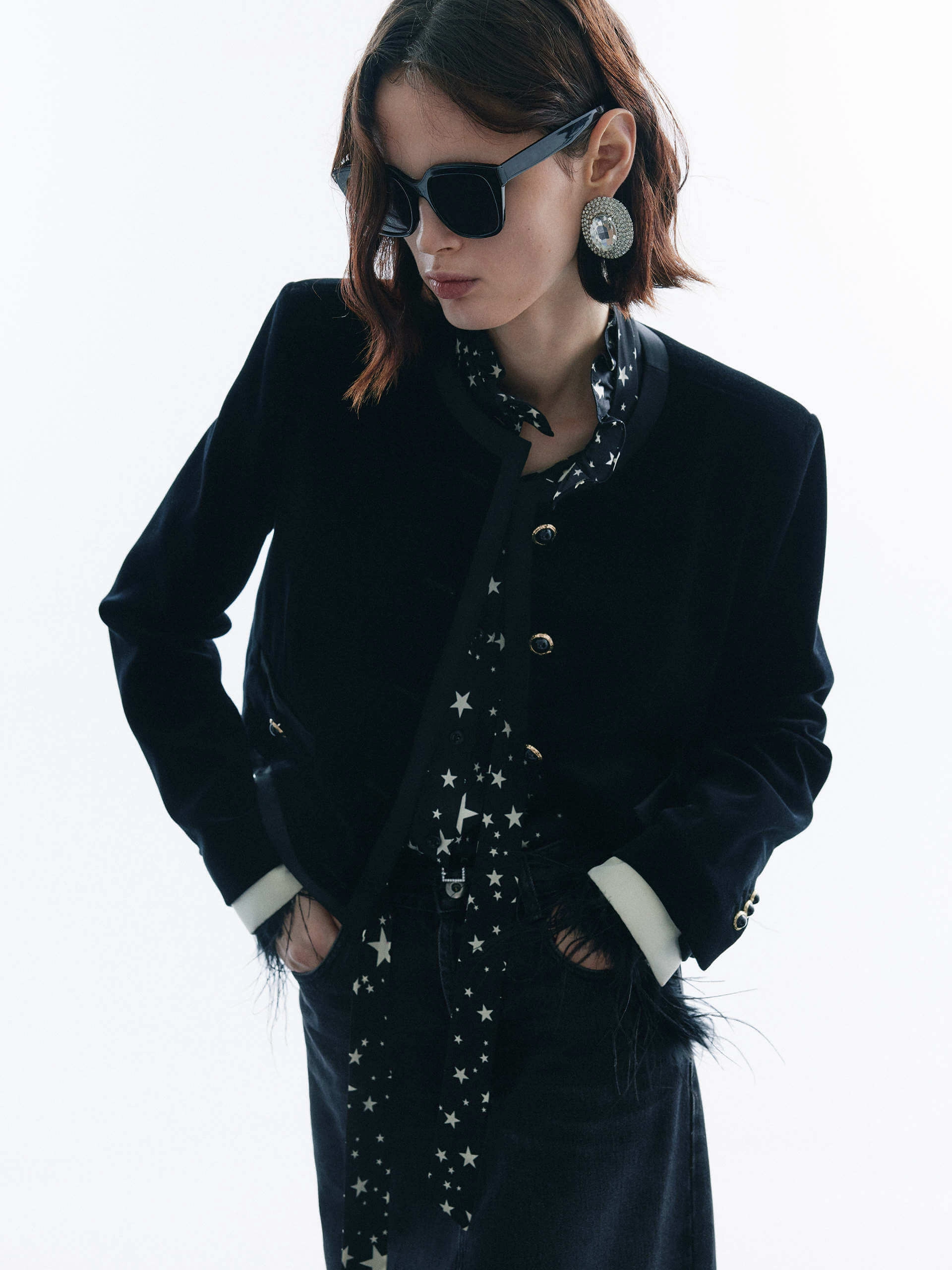 Boxy Fit Cotton Jacket Ripstop Technology