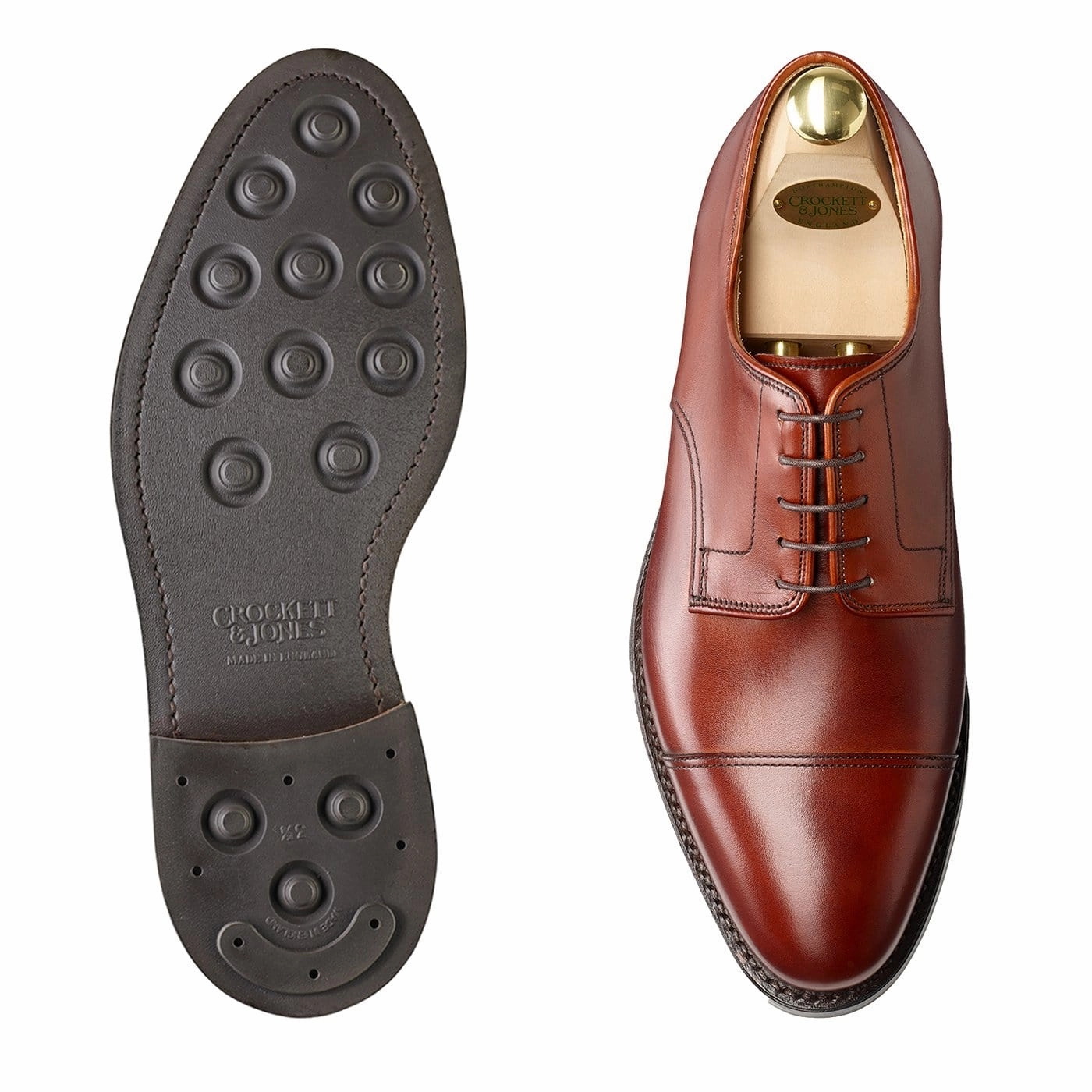 Smart Lace Bradford Chestnut Burnished Calf