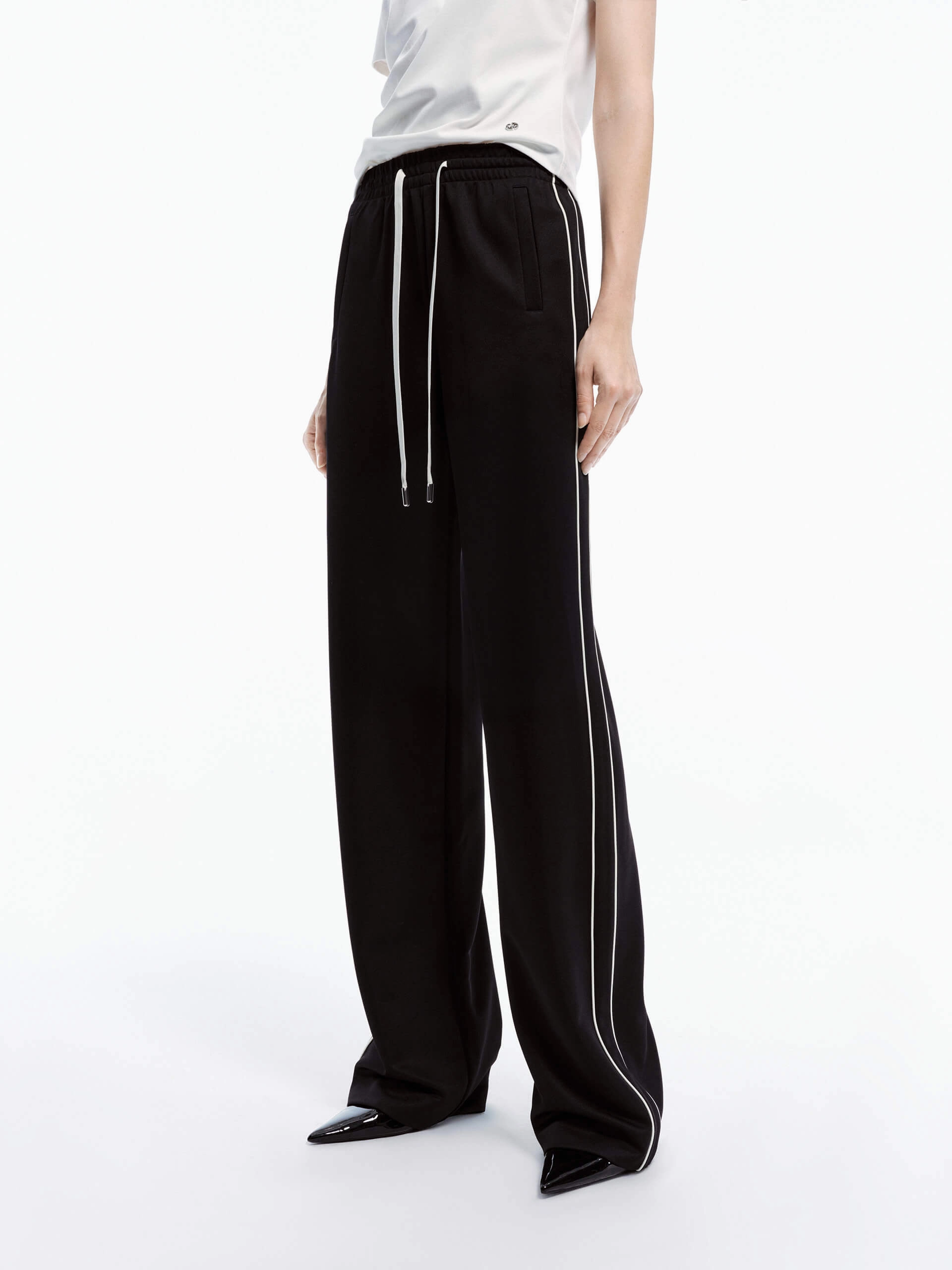 Straight Drawstring Trousers Anti Bacterial Treatment