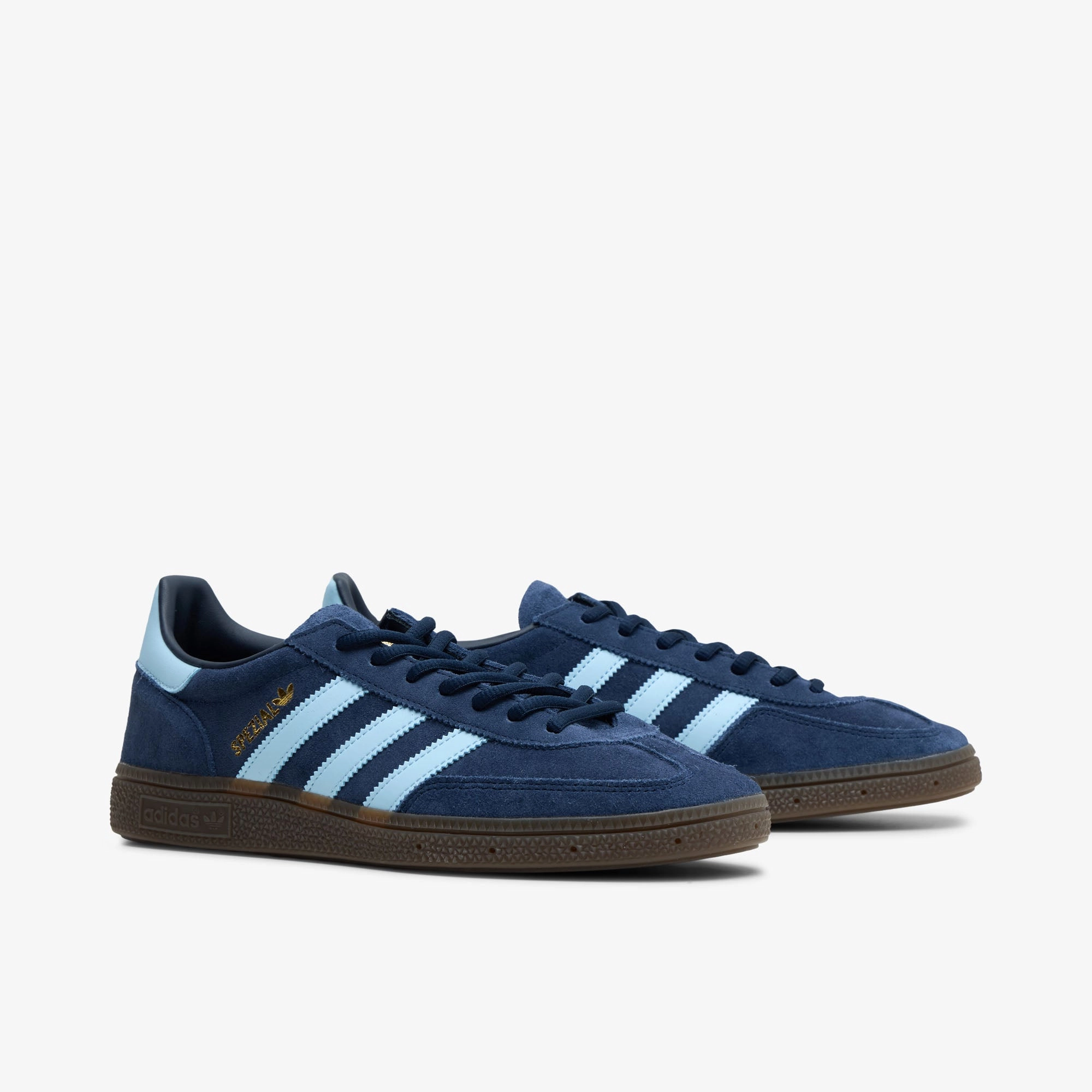 adidas Originals Handball Spezial Collegiate Navy / Clear Sky - Gum Tear Resistant Stitching