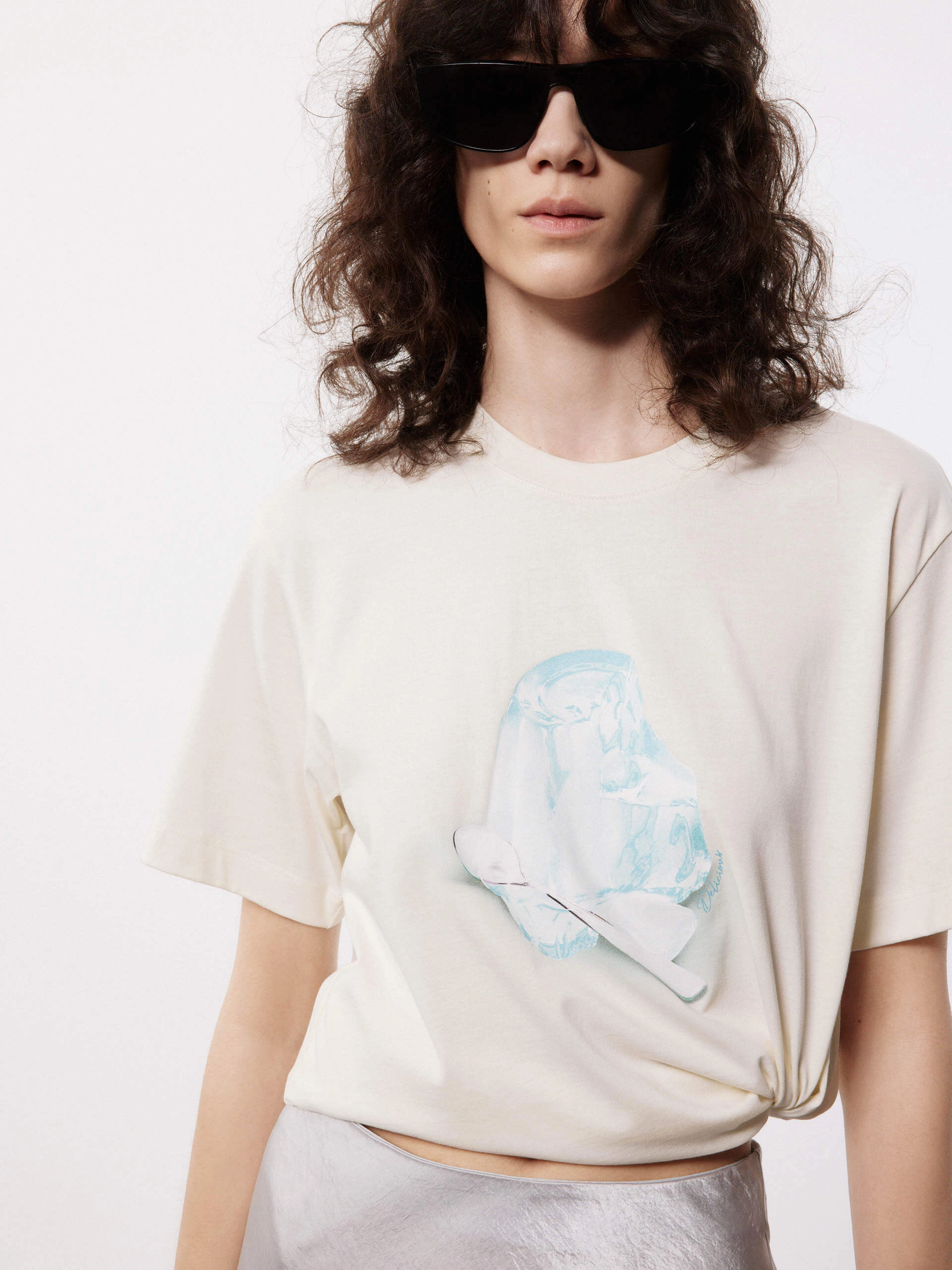 Pudding Print Cotton T-shirt Timeless Appeal Award-winning