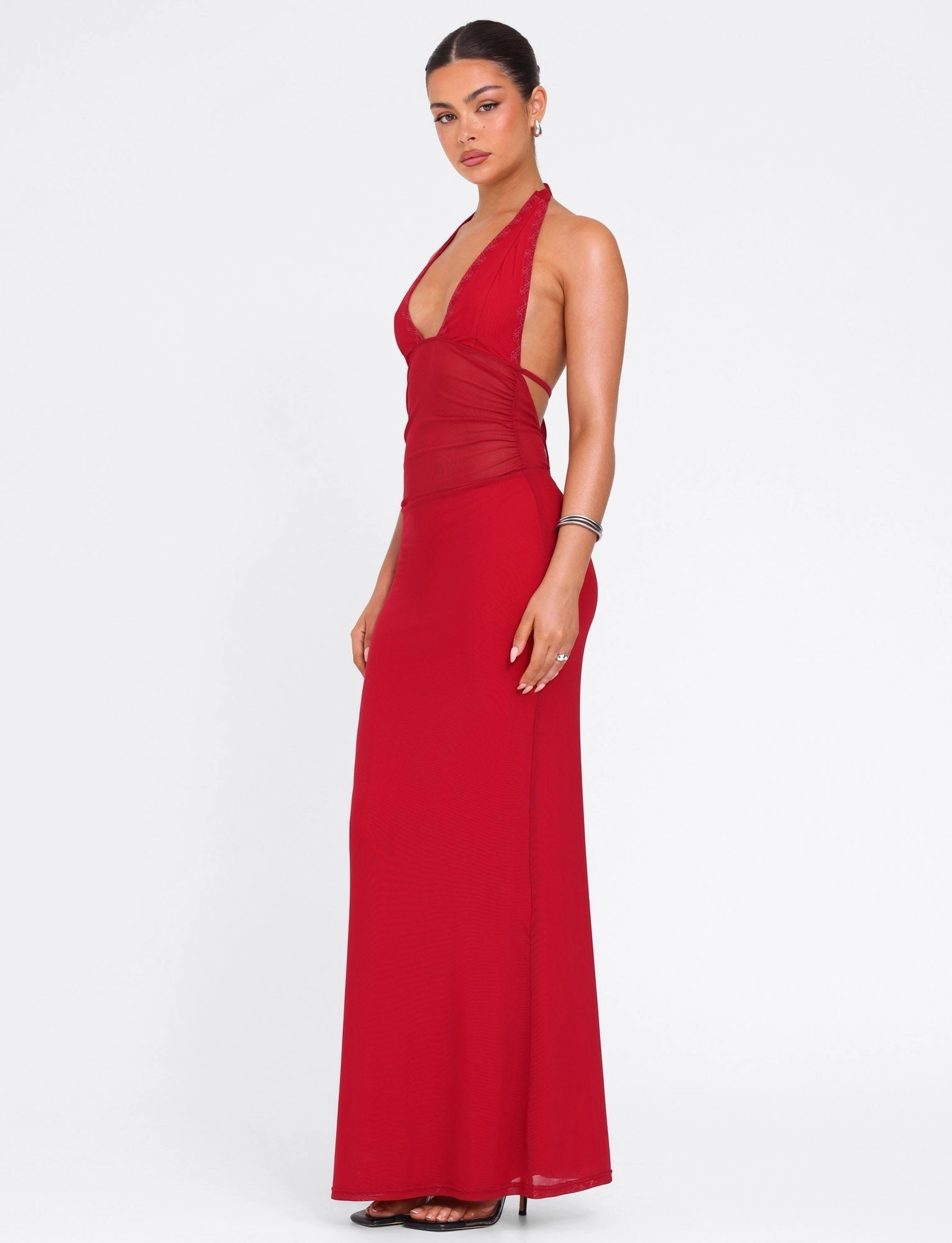 Romance Soul Clean Style BRESILY MAXI DRESS - RED