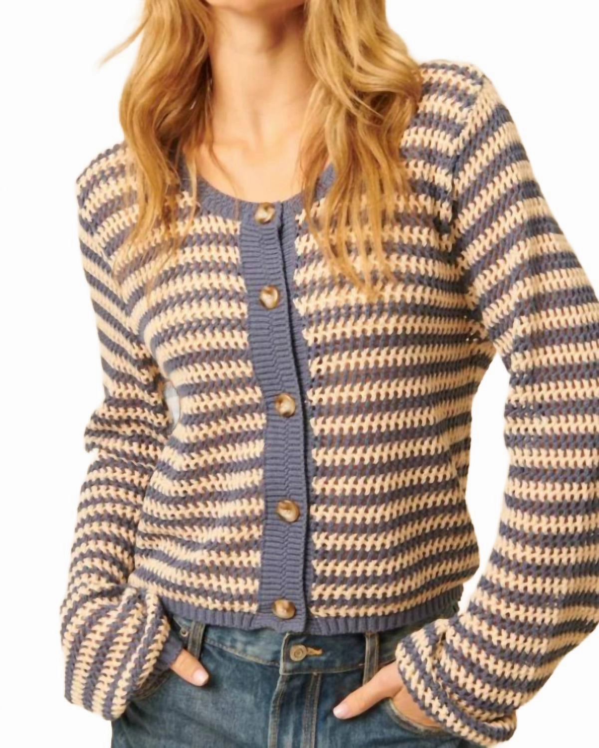 Bryson Cardigan In Beach Club Ultimate Warmth