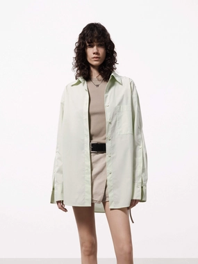 Sleeveless Top Button Sleeve Loose Shirt