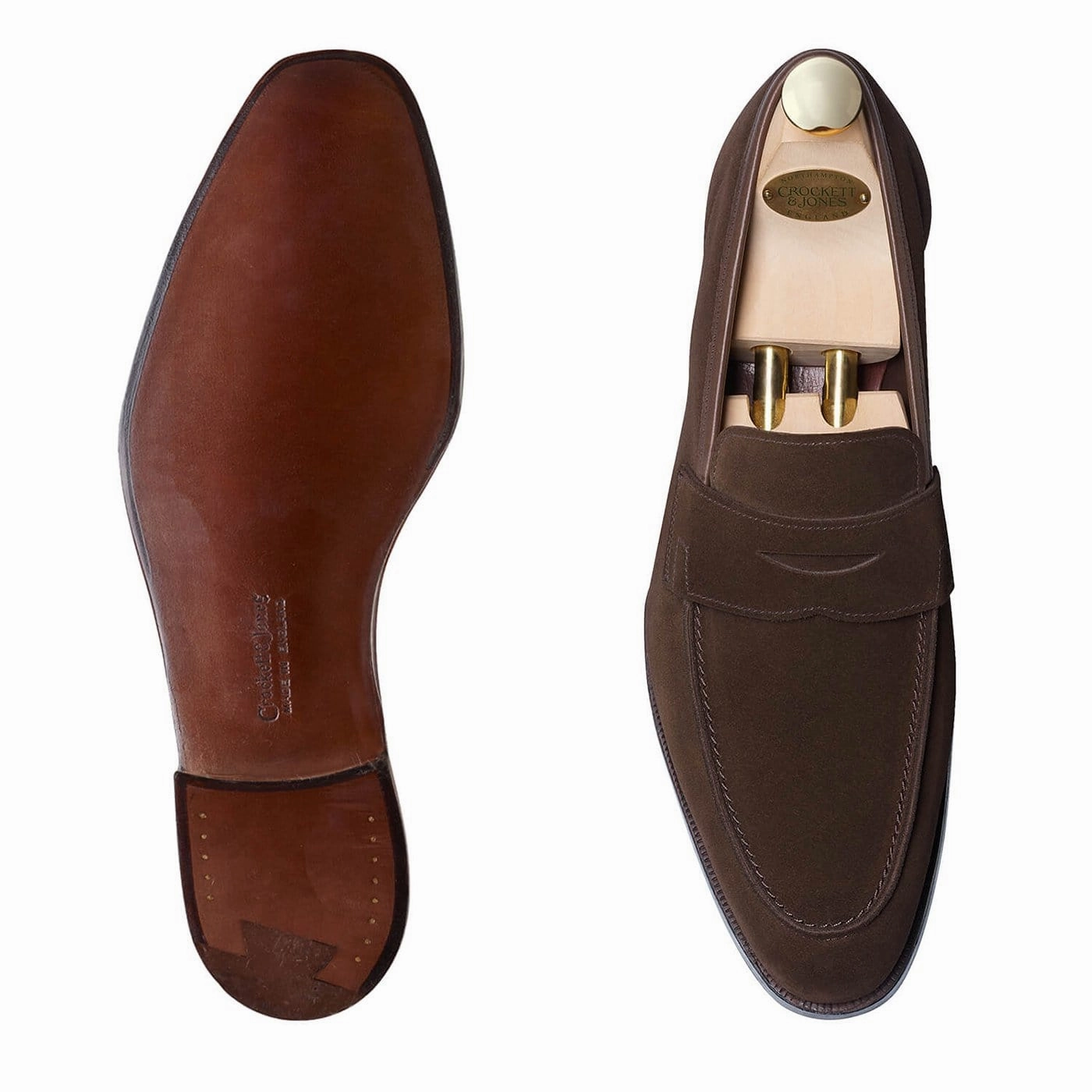 All Hold Cadogan Dark Brown Calf Suede