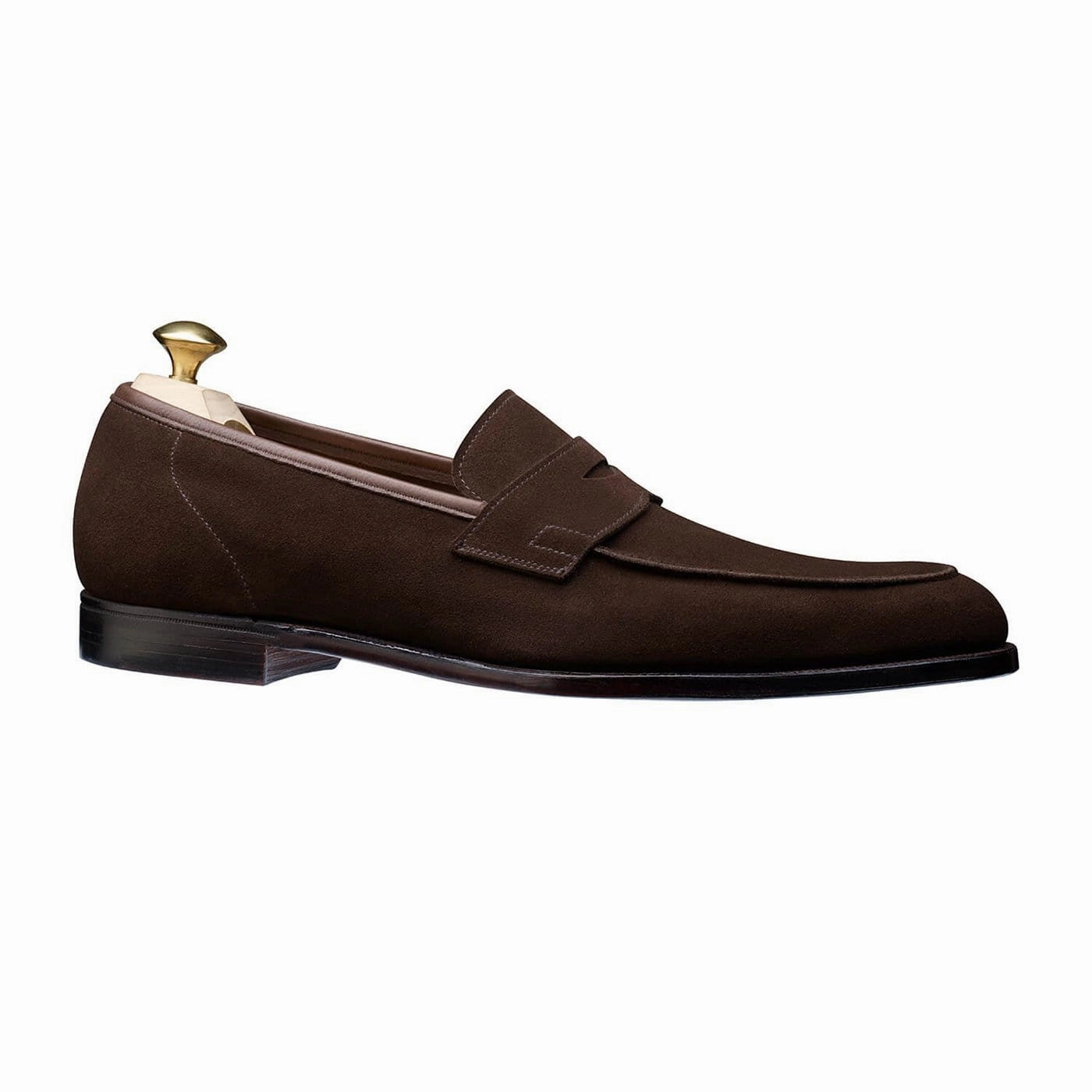 Cadogan Dark Brown Calf Suede Food Lane Walk