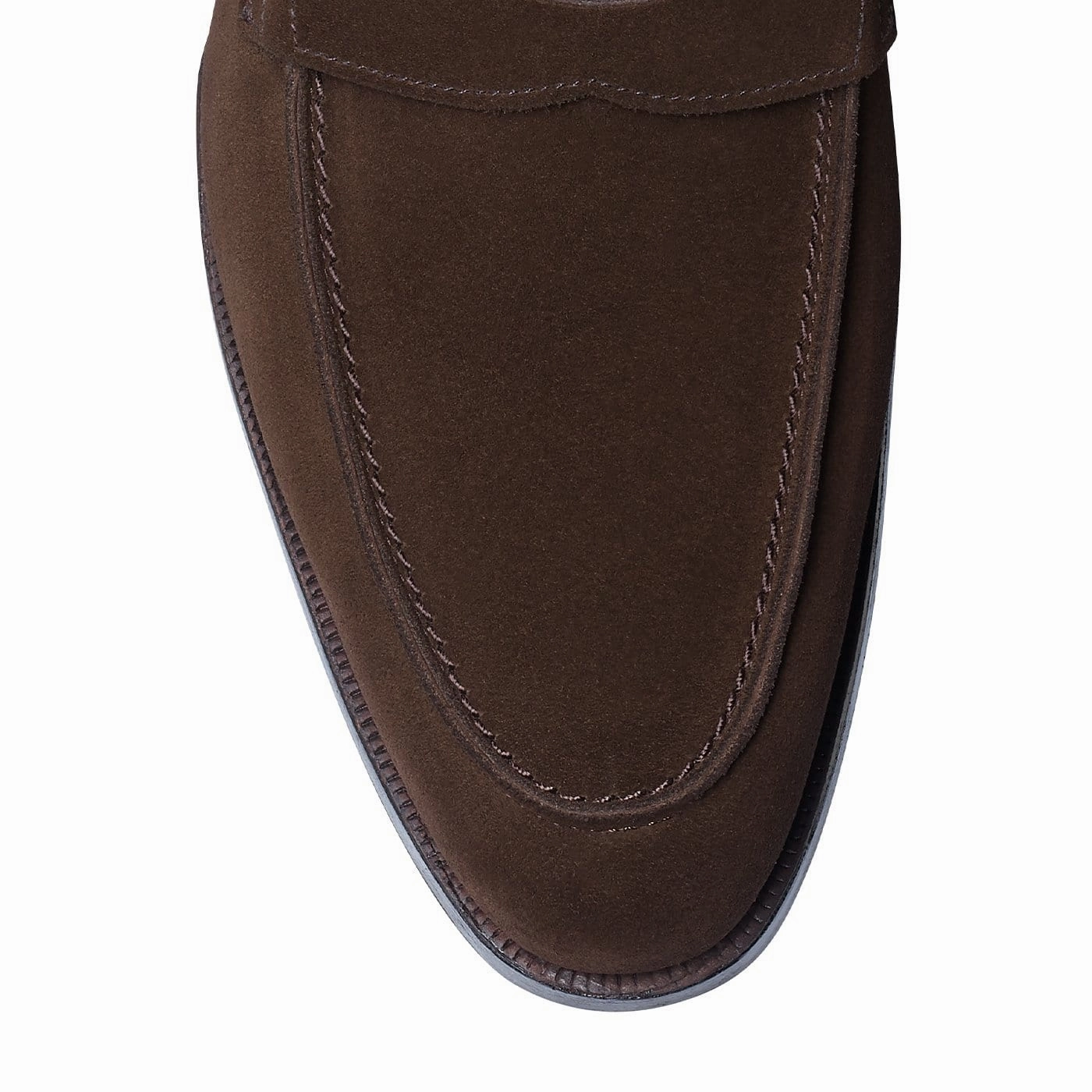 Cadogan Dark Brown Calf Suede foldable