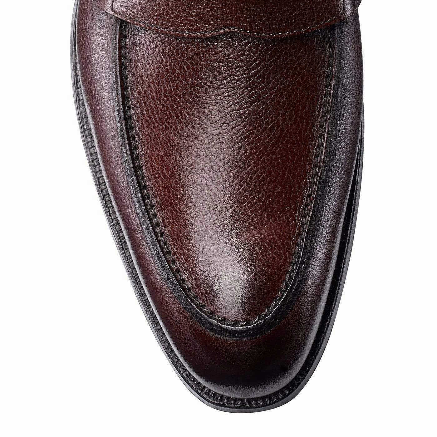 Casual Comfort Shoes Light Flow Cadogan Dark Brown Pebble Grain