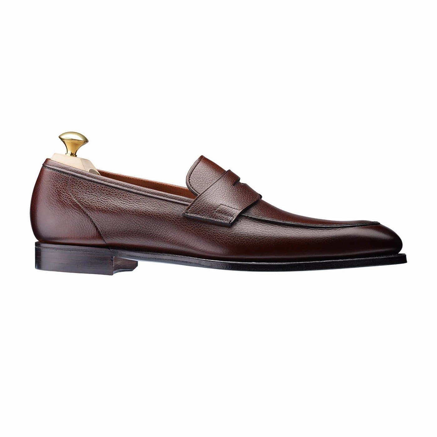 Cadogan Dark Brown Pebble Grain Workday Comfort Water   Resistant