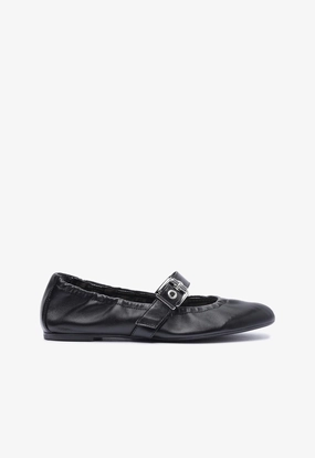 Lightweight Step Calita Nappa Leather Flat