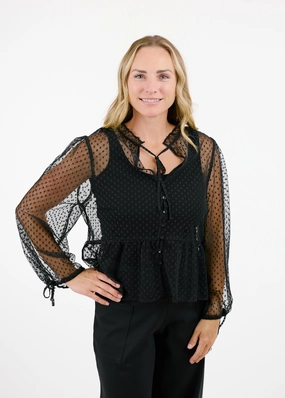 NonIrritating Stitching Lightweight Knit Calypso Top