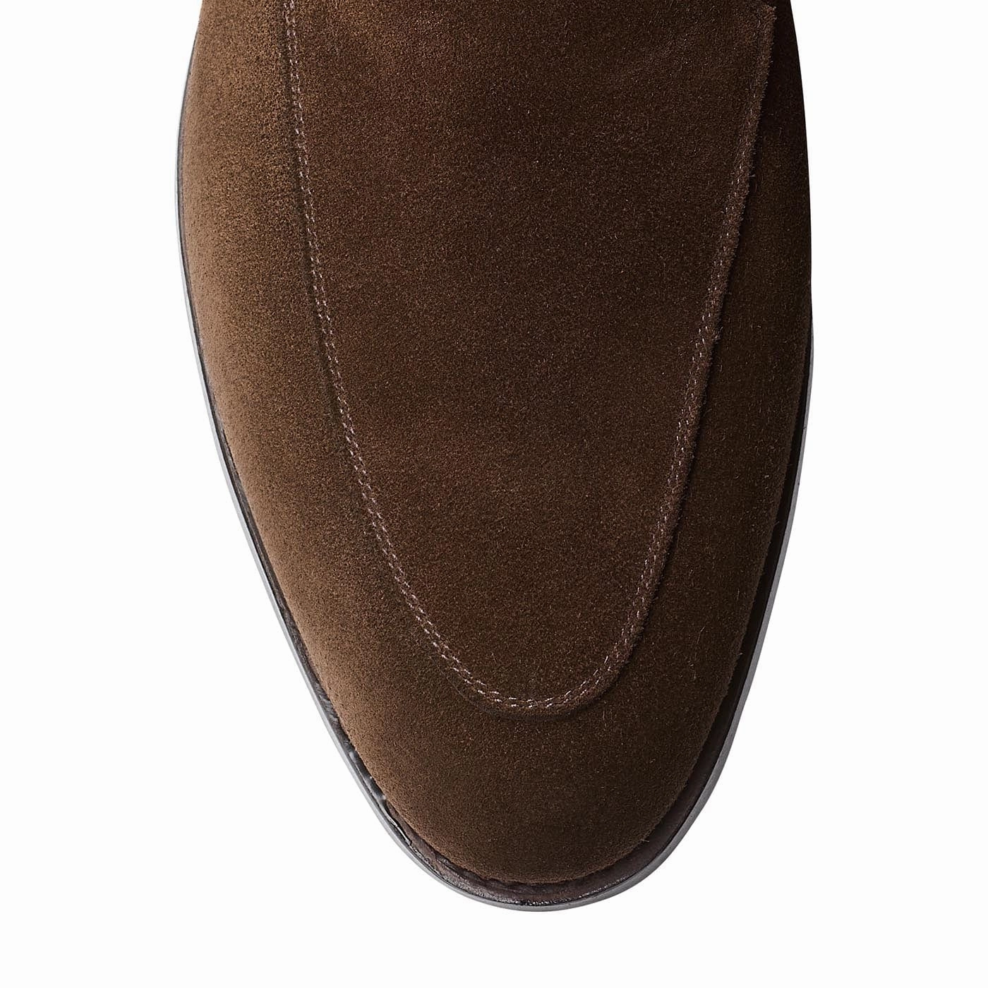 Green Lane Cannes Dark Brown Calf Suede