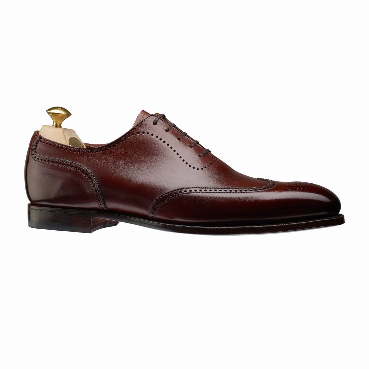 Canterbury Chestnut Antique Calf Textured Finish Team Meeting Luxury Brand Oxfords