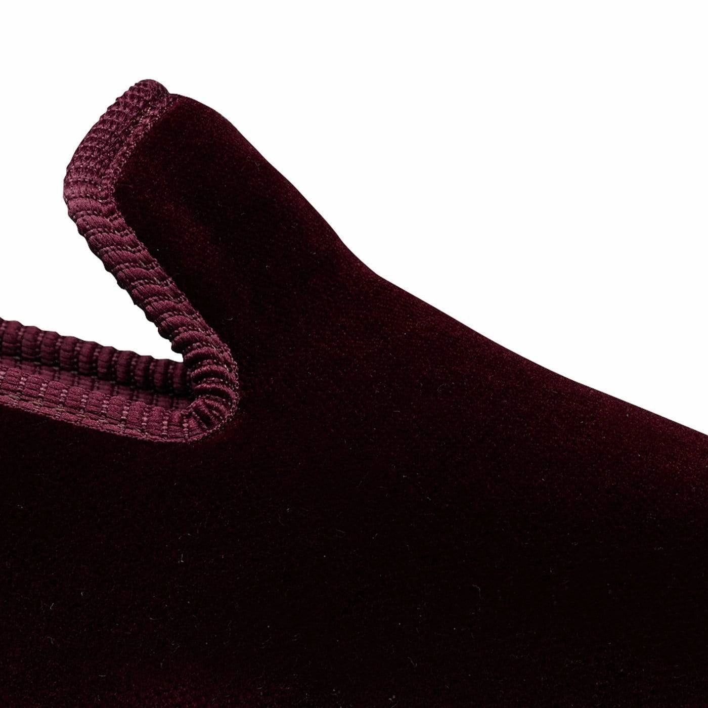 EasyToClean Plain Albert Burgundy Velvet