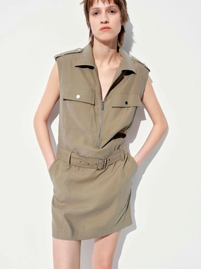 Cargo Sleeveless Dress Event Favorite