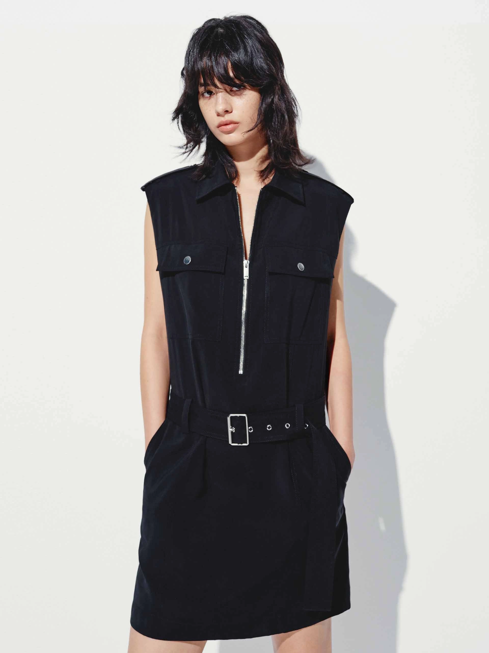 Breathable Comfort Wear Resort Vibes Cargo Sleeveless Dress