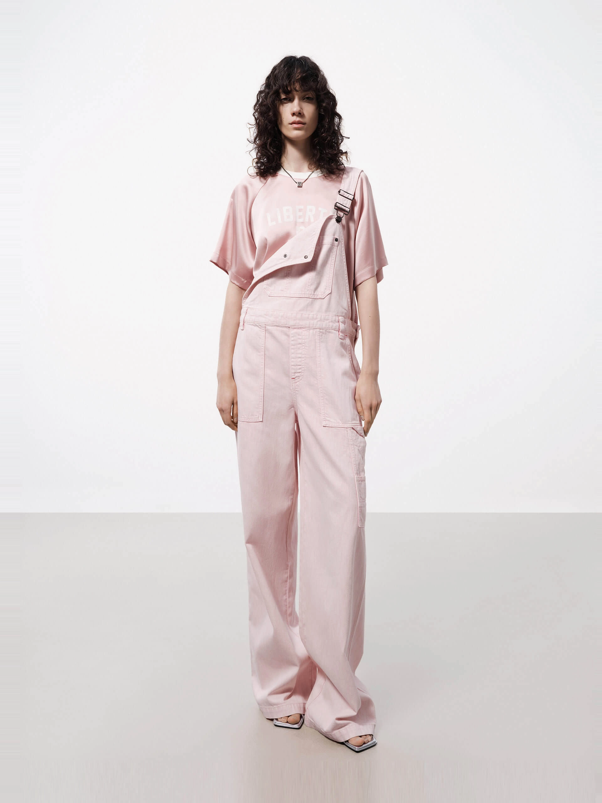 Day Ready Chic Wear Cargo Style Denim Overalls
