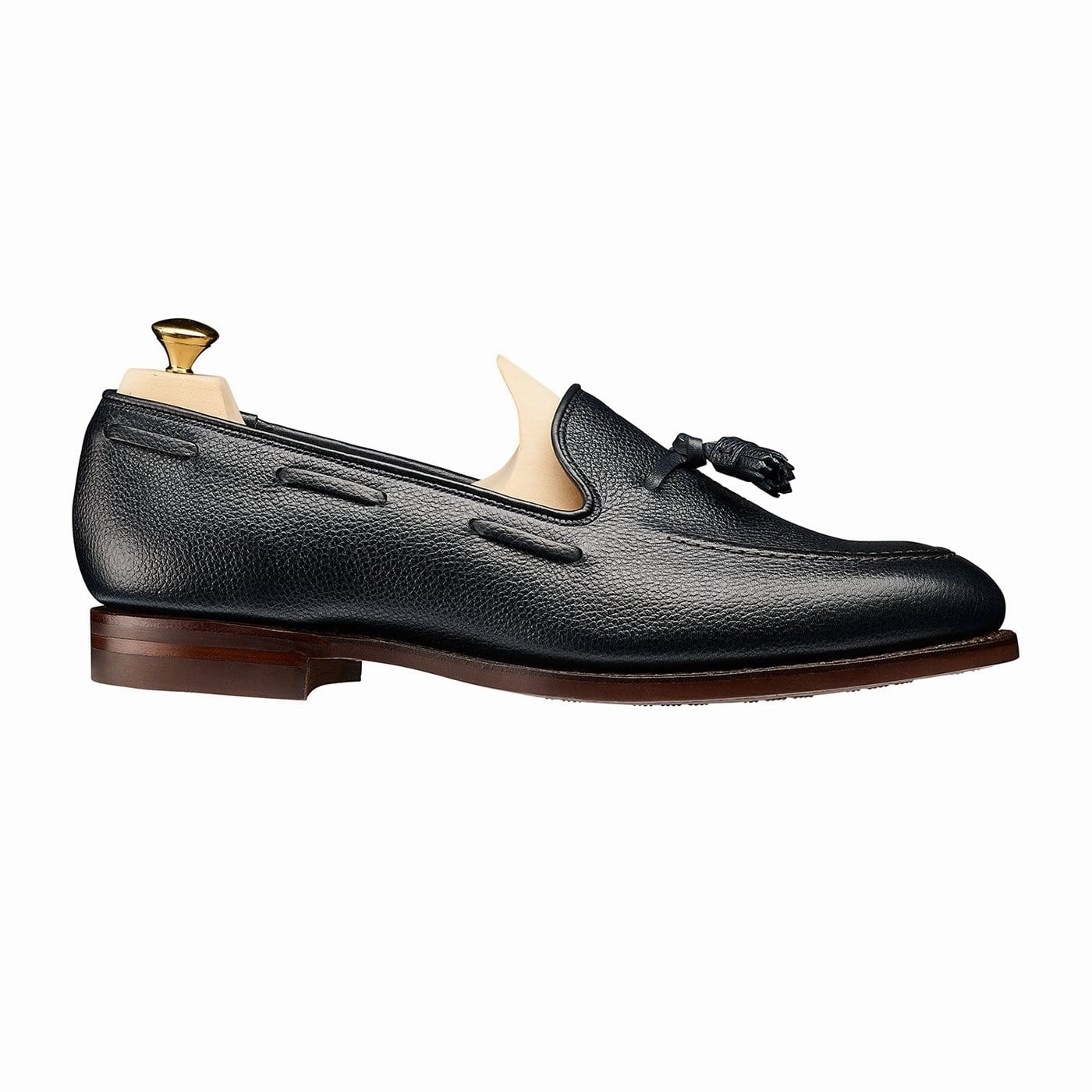 Carly Navy Pebble Grain No Noise Soft Interior