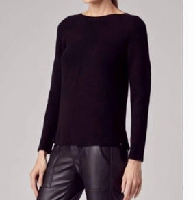Comfy Layered Wear Carter Sweater In Black