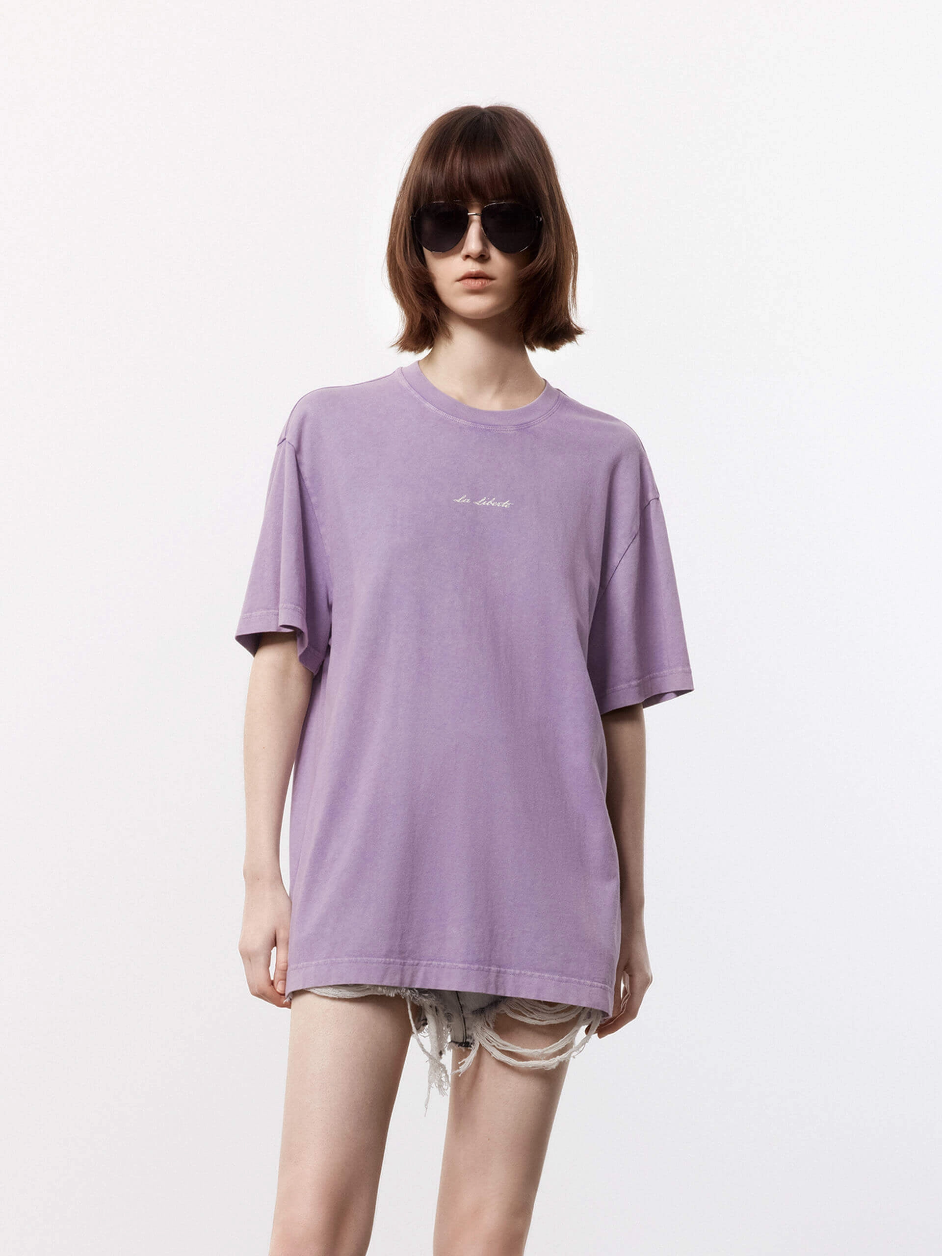 Cartoon Print Loose T-shirt Layering Must-Have