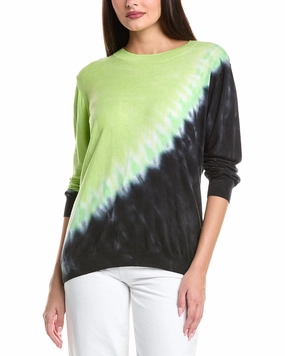 WISPR Burn Out Tye Dye Silk-Blend Sweater Smart Wear