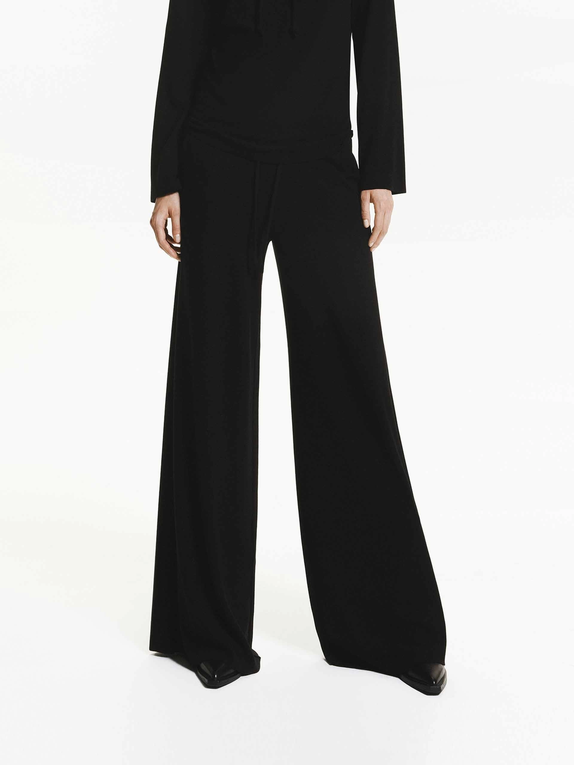 Drawstring Velvet Pants Abrasion Resistant Panels