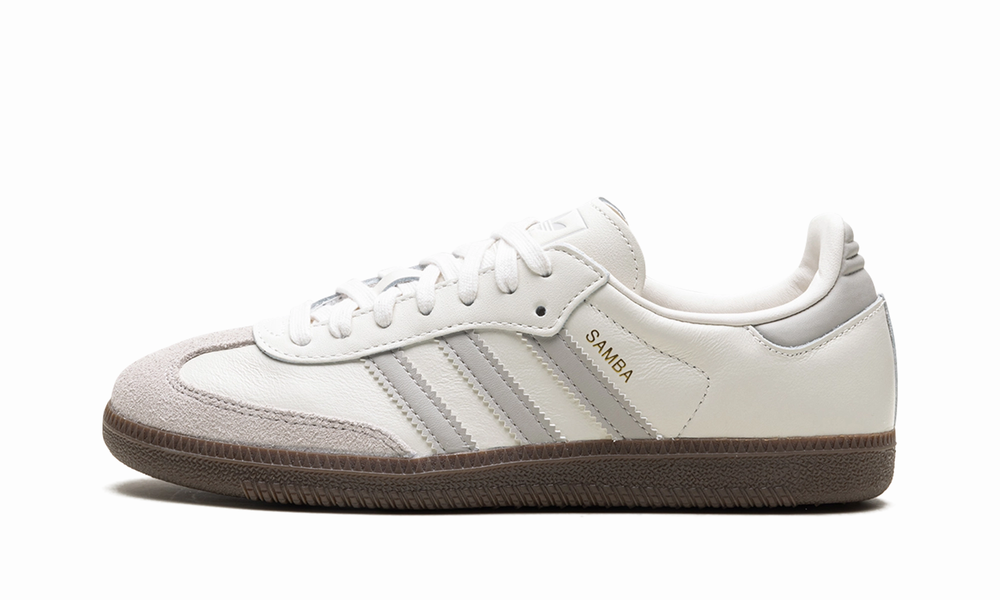 Foot Hug Suede Like Texture Samba OG WMNS "White/Grey"
