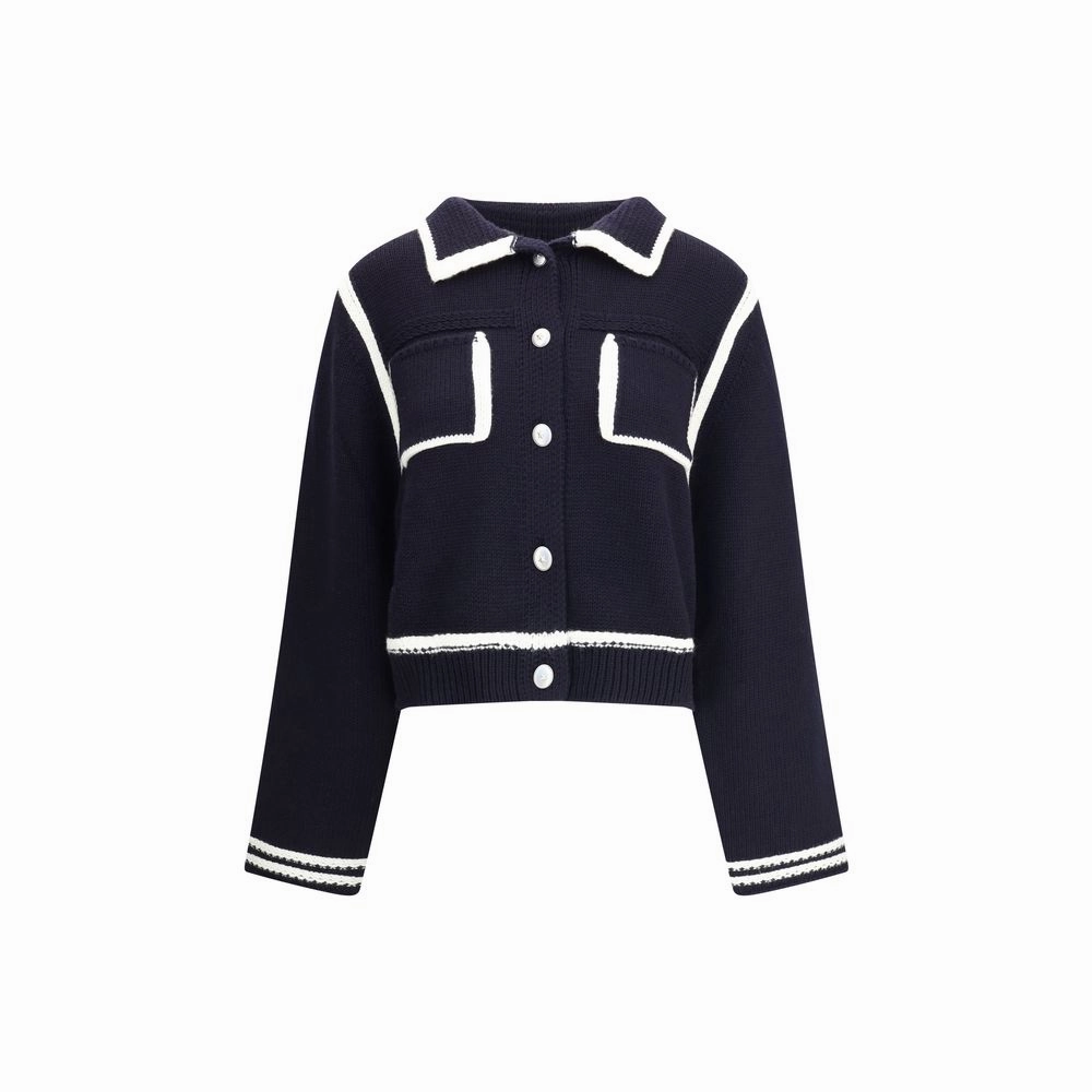 PINKO Cardigan with contrasting Women's profiles Comfy Look