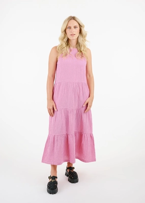 Coordinated Set Adjustable Fastening Heather Dress