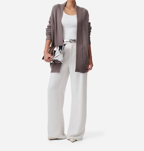 Compact Travel Design Simple Style Celya Sweater In Ash Brown