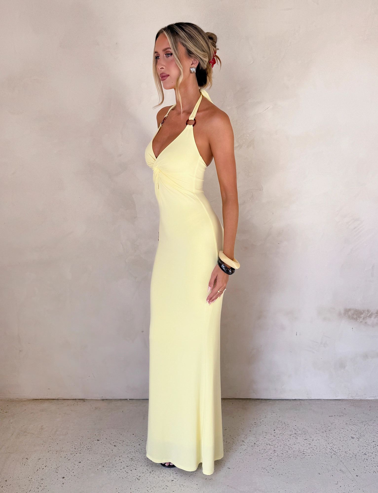 ZENEVA MAXI DRESS - LEMON Daytime Look