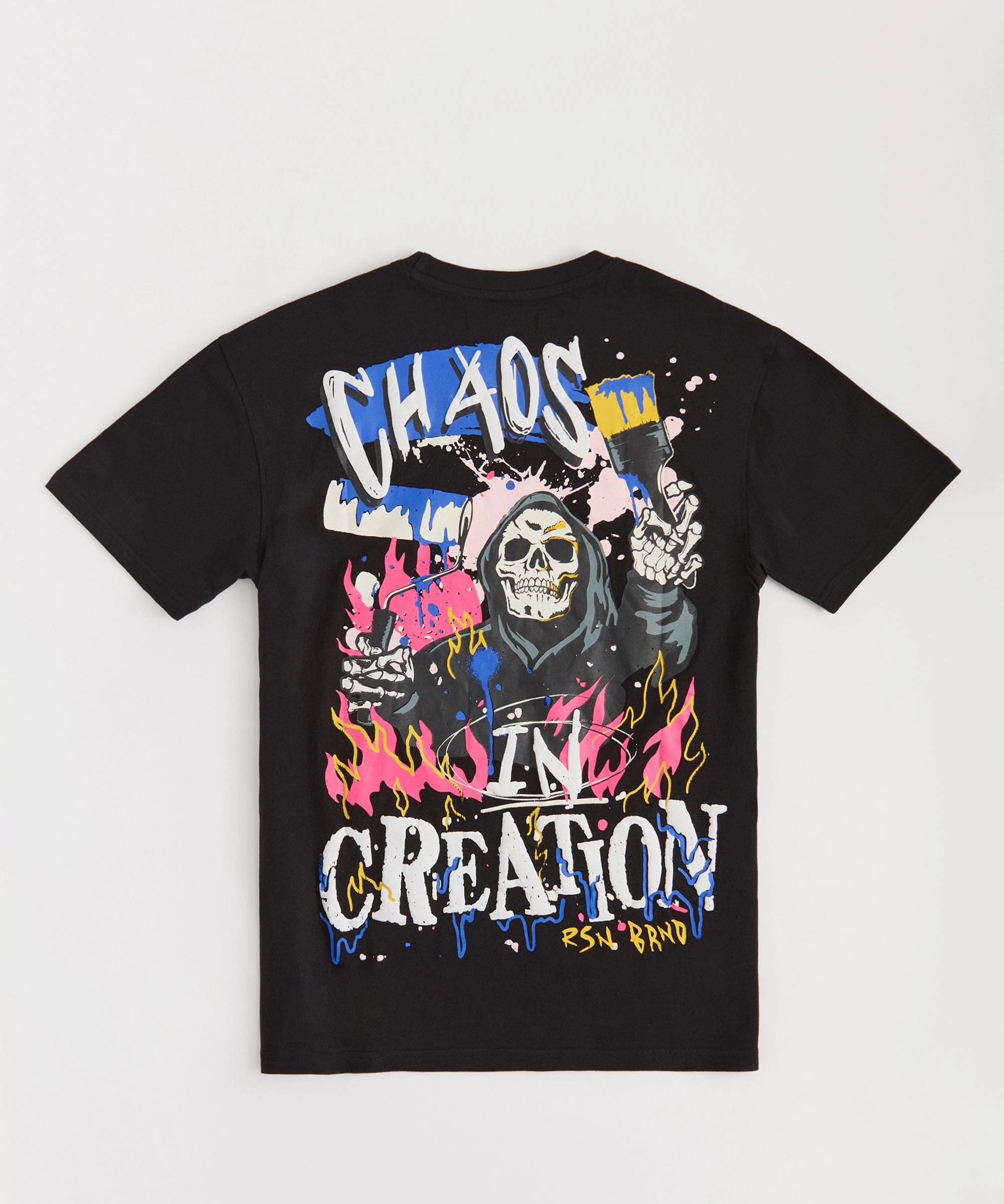 summer look Chaos Short Sleeve Tee - Black