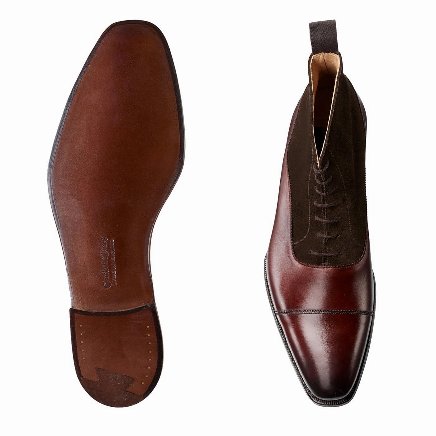 Charlton Chestnut Calf & Dark Brown Suede Nightclub