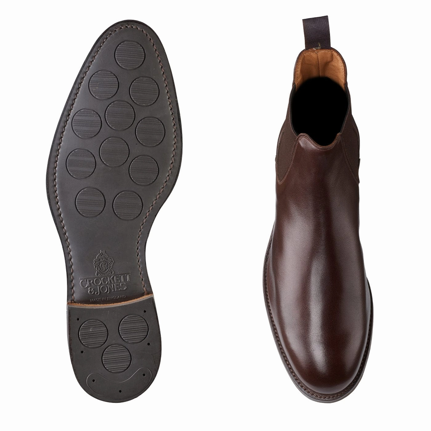 Chelsea 5 Dark Brown Milled Calf Classic Color