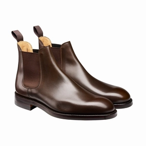 Chelsea 5 Dark Brown Wax Calf Cushioned Step Windy Weather