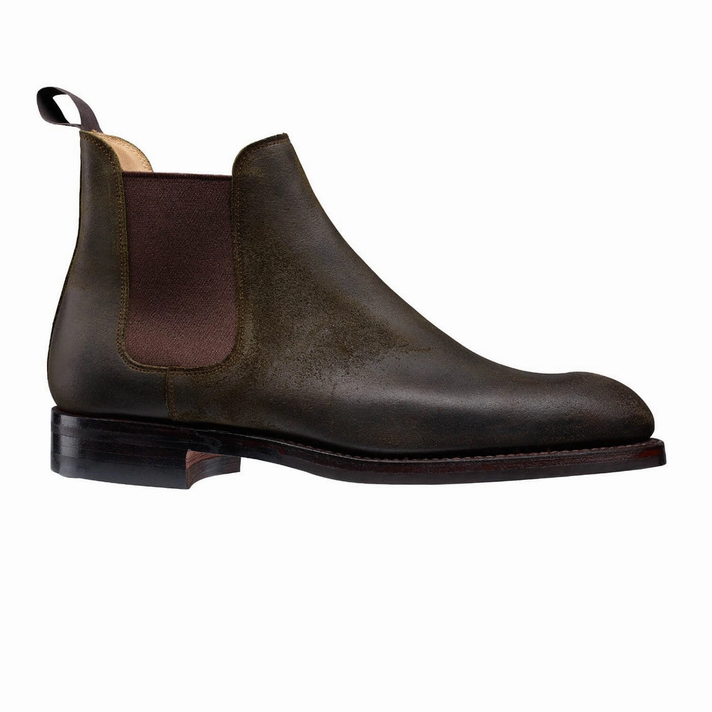 Hard Trail Air Flow Chelsea 5 Green Rough-Out Suede