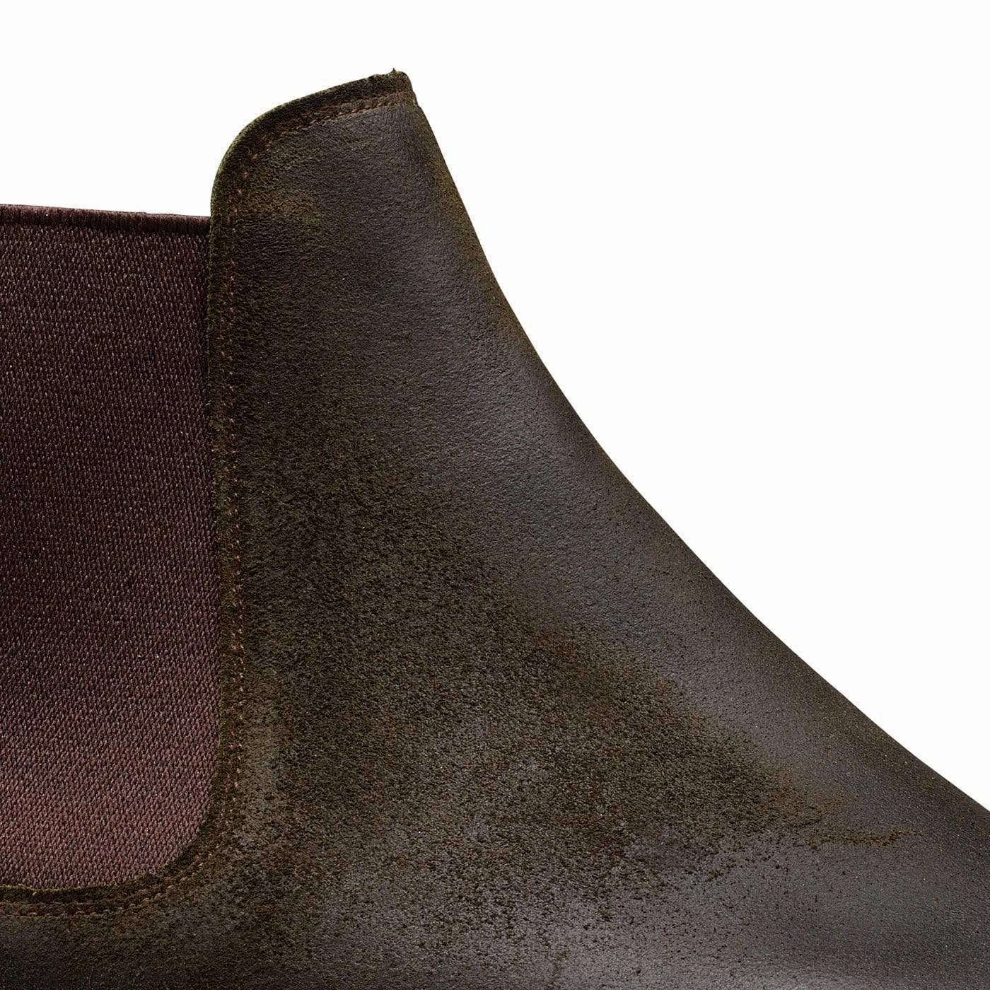 Chelsea 5 Green Rough-Out Suede Support Foot